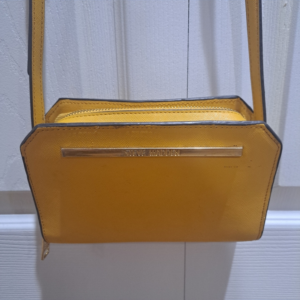 Steve Madden Mustard Yellow Crossbody Bag